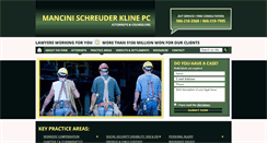 Desktop Screenshot of mancini-law.com